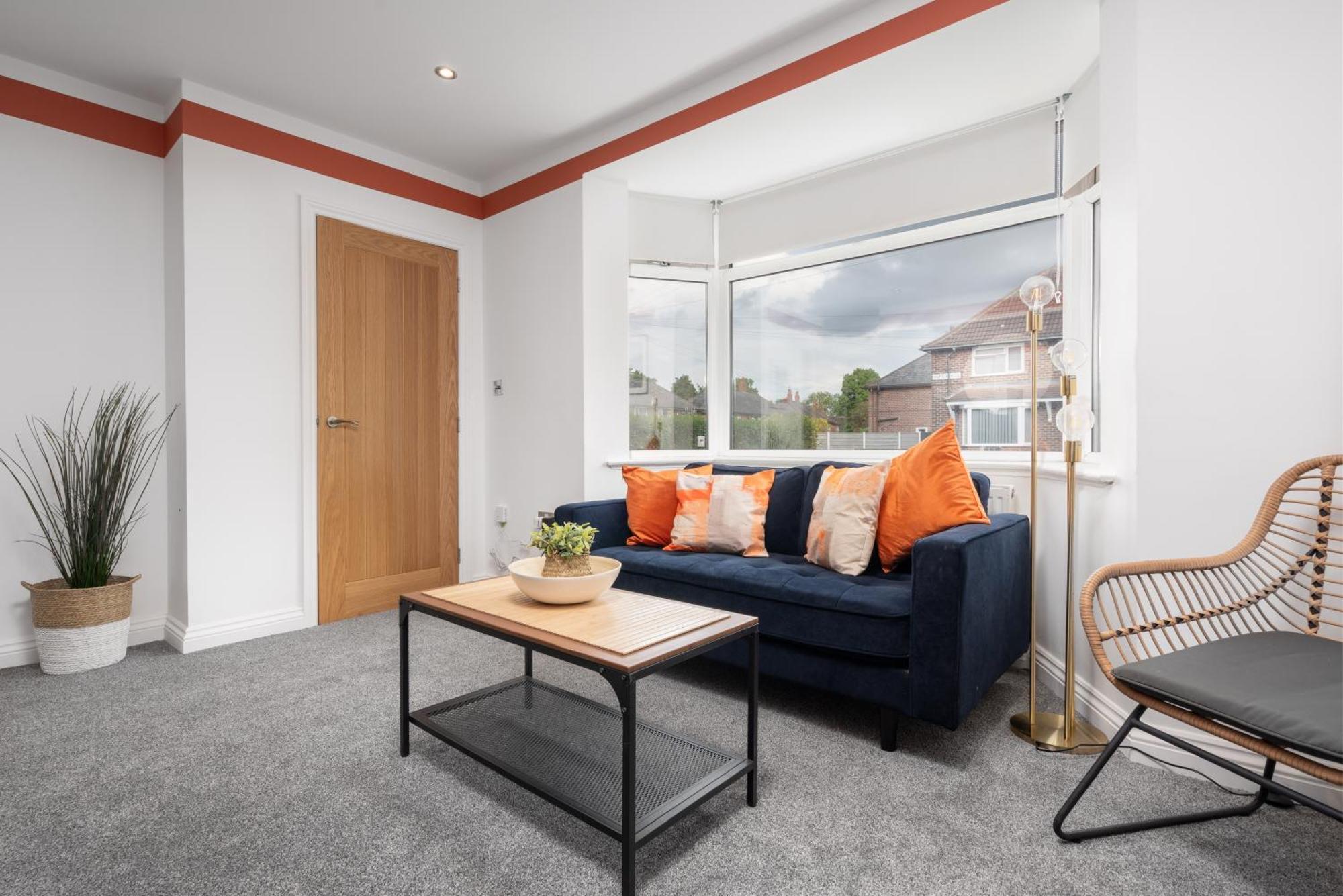 Shawe House - 10 Minute Mcr Airport - Free Parking Vila Wythenshawe Quarto foto