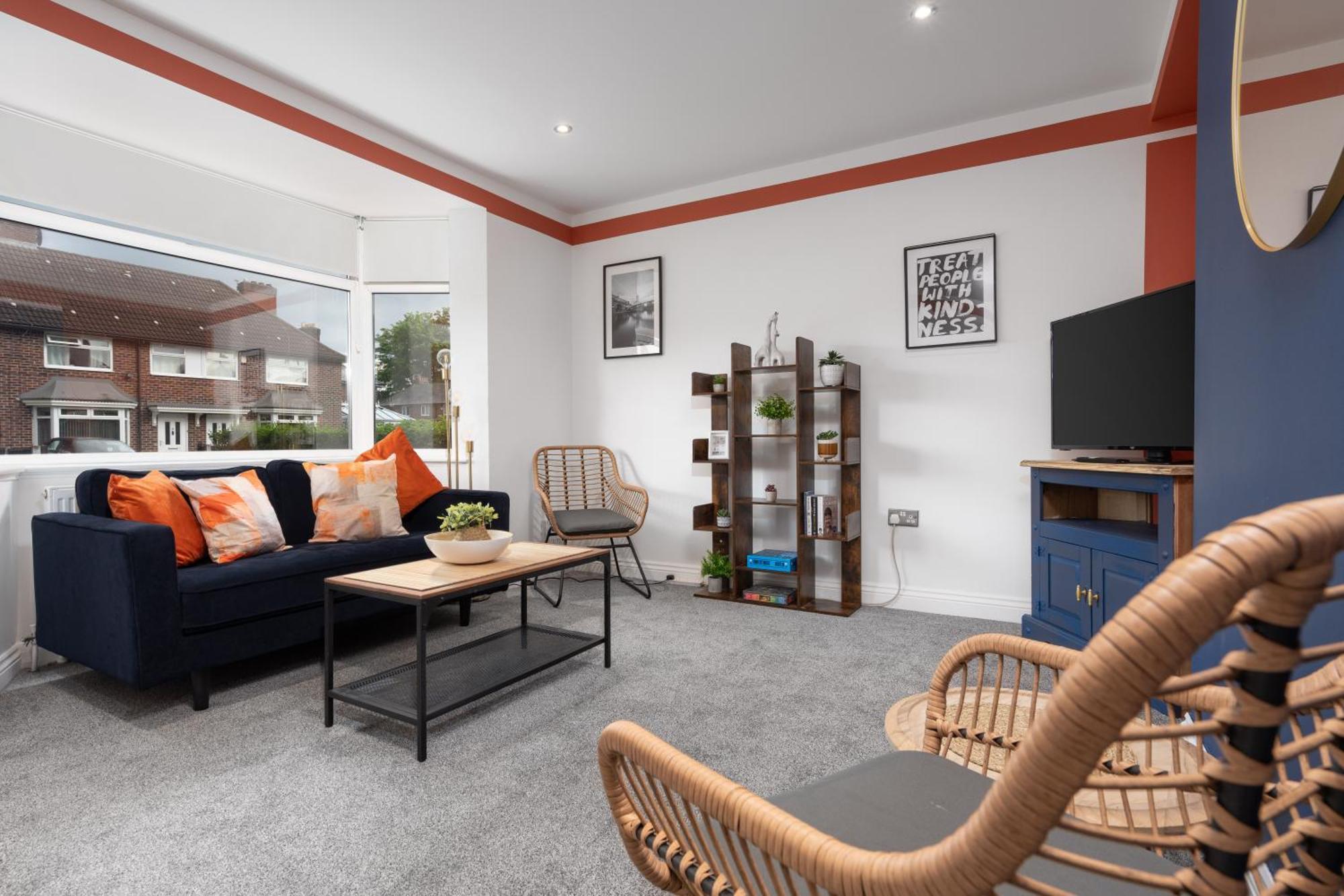 Shawe House - 10 Minute Mcr Airport - Free Parking Vila Wythenshawe Quarto foto
